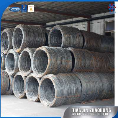 China Q195 low carbon steel wire rod for drawing