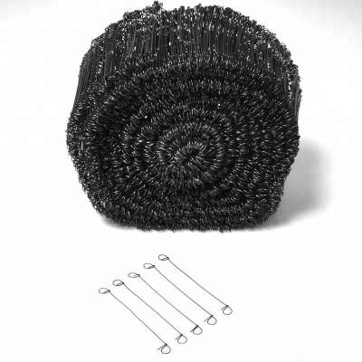 Factory sale 16 Gauge Black Annealed Iron Double Loop Tie WIre