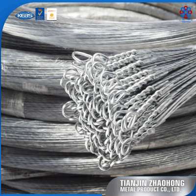 Top quality with bottom price Galvanized single loop bale ties / Quick Link Cotton Baling Wire With Single