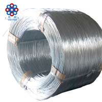 Chinese manufacturers low carbon Q195 Q235 wire manufacture hot dipped galvanized steel rope