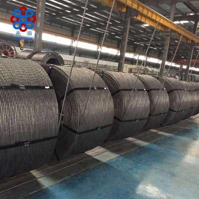 Post tensioning high tensile steel strand wire concrete1860MPa 12.7mm15.24mm pc steel wire strand